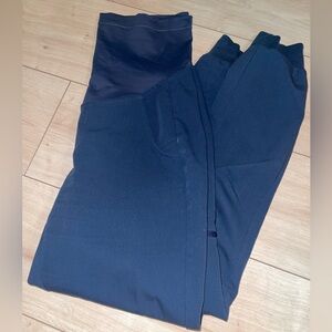 FIGS dark harbor maternity scrubs